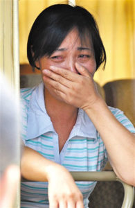 Tang Hui 唐慧, from Yong-zhou, Hunan province, was sentenced to one and a half years of labour re-education for demanding tougher punishment for those who allegedly raped and forced her daughter into prostitution. She was released eight days later following a huge public outcry Photo: backchina.com